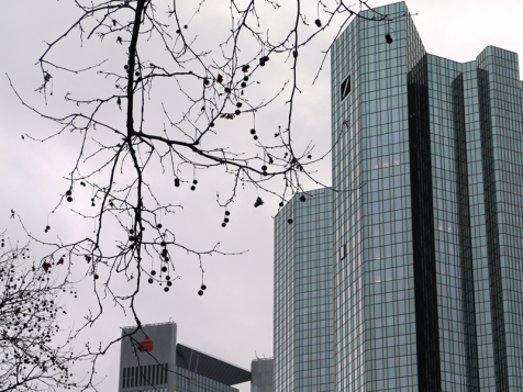 Ansicht einer Großbank Ansicht einer Großbank