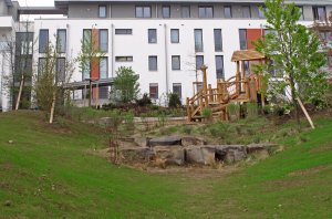 Ansicht Spielplatz Kirschblüten-Carré