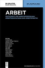 Zeitschrift Arbeit