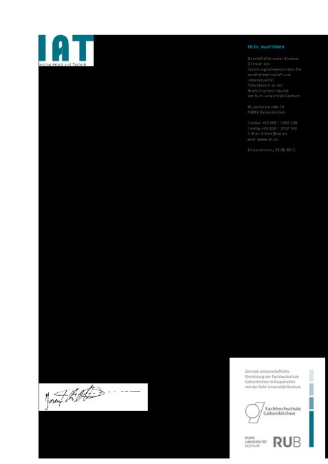 Einladung zum Projektsymposium 'Zukunft der Rehabilitation? - Herausforderungen und Innovationstrends' 19.07.2011