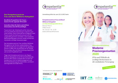 Programm und Anmeldung Moderne Praxisorganisation 2020