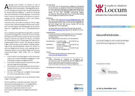 Evangelische Akademie Loccum 22112022
