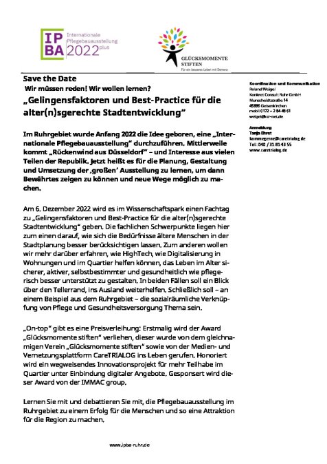 Internationale Pflegebauaustellung