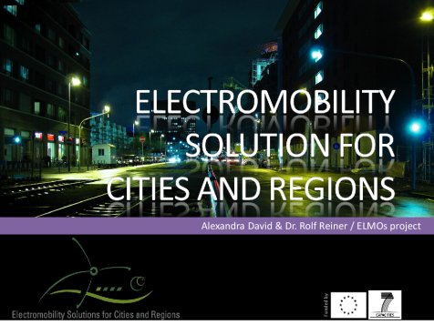 Project Presentation Electromobility Solutions for Cities and Regions