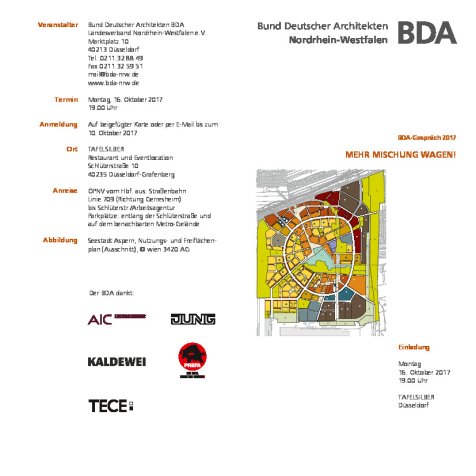 Einladung BDA-Gespräch