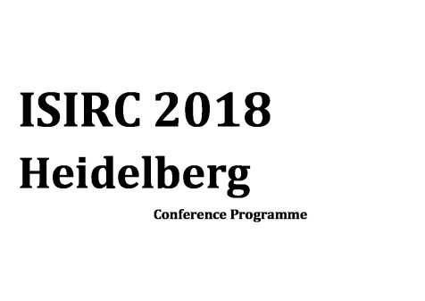ISIRC 2018 Programm