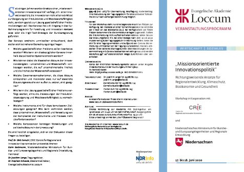 Missionsorientierte Innovationspolitik