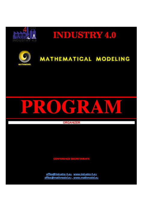 Programm International Scientific Conference - Mathematical Modeling 9.12.21