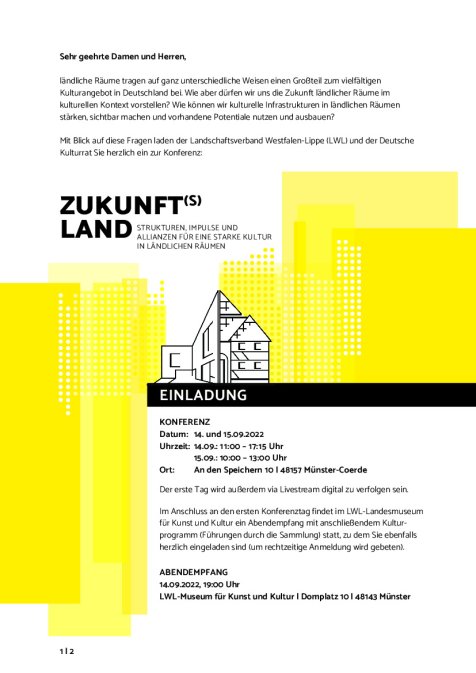 Einladung Zukunf(s)land