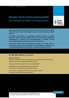 Runder Tisch Verbraucherpolitik Programm 250523