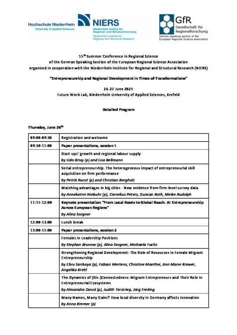 aktualisierte GfR Programm 260625