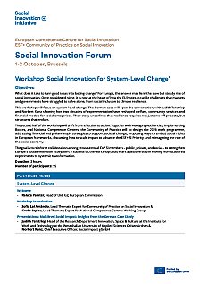 WS Social Innovation Brussels 011025