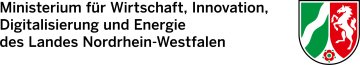 Logo Ministerium für Wirtschaft, Innovation, Digitalisierung und Energie des Landes Nordrhein-Westfalen