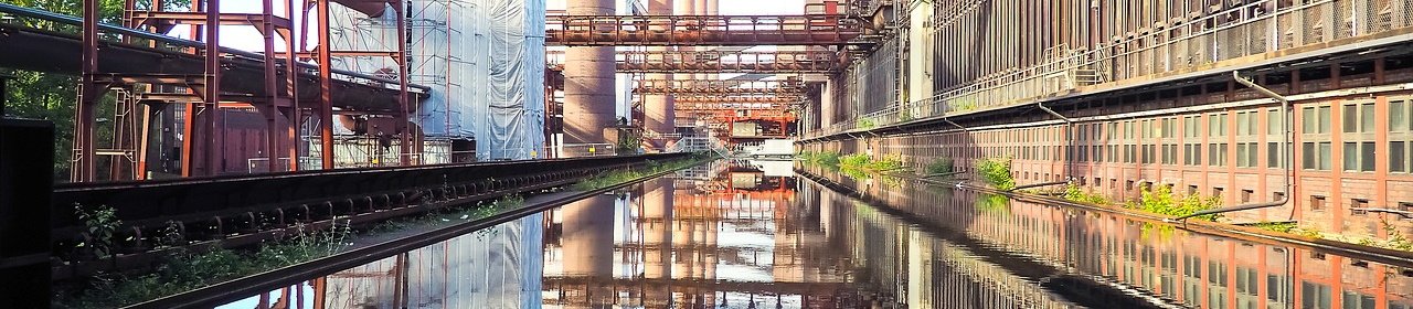 Bild zeigt einen Teil der Zeche Zollverein Essen