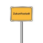 Straßenschild/Ortseingangsschild mit dem SWchriftzug 