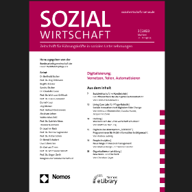 Titelblatt der Zeitschrift Sozial Wirtschaft