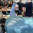 Sortierung von Alttextilien bei der GESA in Wuppertal. (Foto: IAT/Kerstin Meyer)