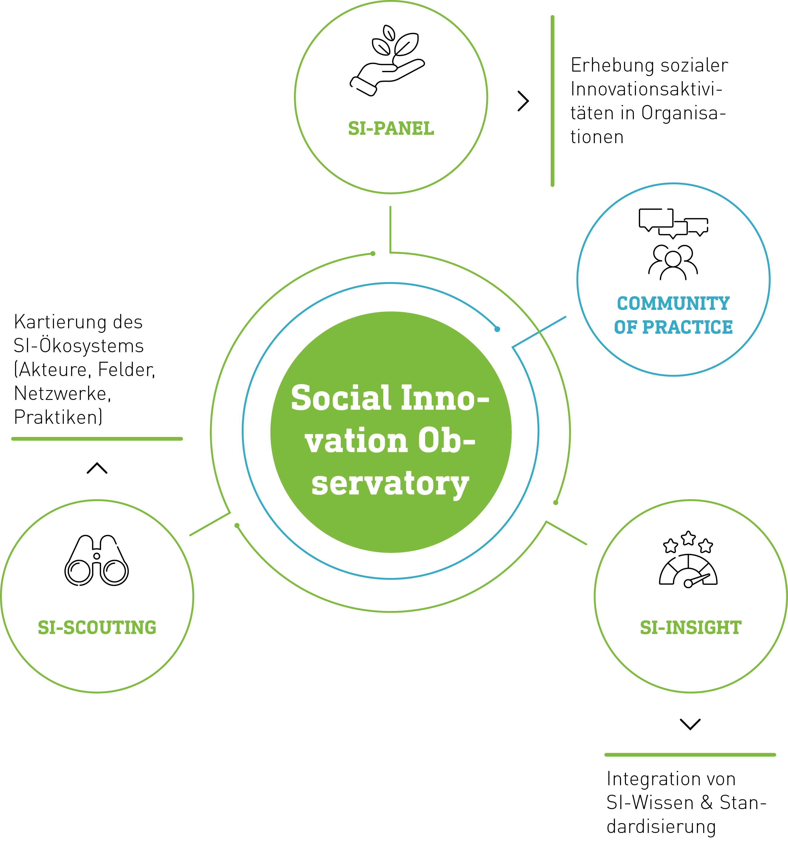 Components of the Social Innovation Observatory (SIO) 