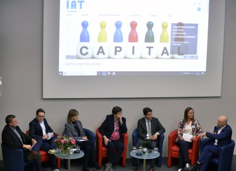 Podiumsrunde bei der 30 Jahre IAT Feier