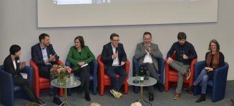 Podiumsrunde bei der 30 Jahre IAT Feier