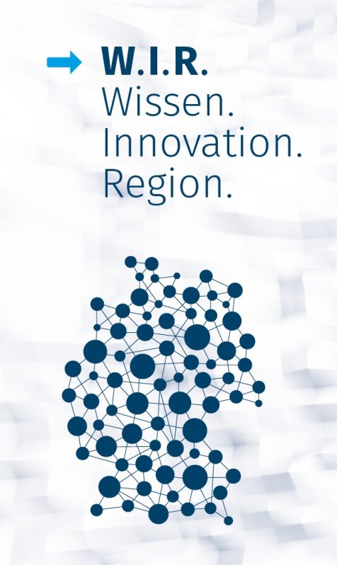 Logo W.I.R. Wissen. Innovation. Region. Logo W.I.R. Wissen. Innovation. Region.