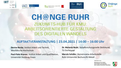 Präsentation zur Ch@ange Ruhr Auftaktveranstaltung