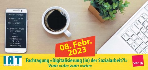 Fachtagung «Digitalisierung (in) der Sozialarbeit?!» Postkarte