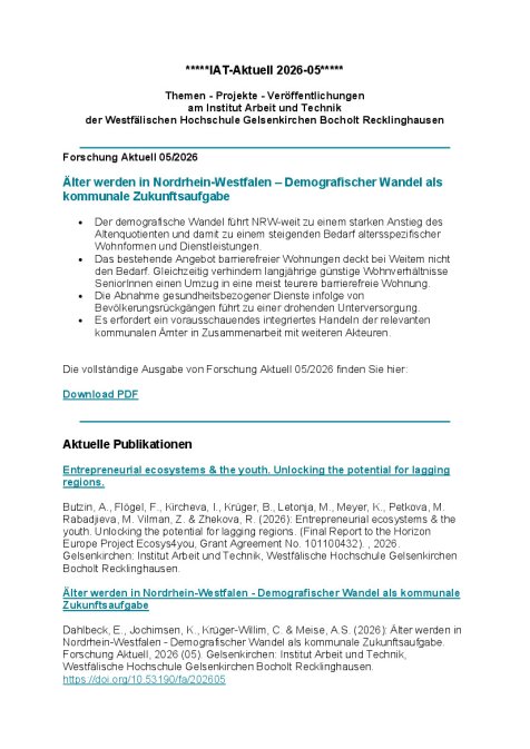 IAT Aktuell Newsletter 2026-05