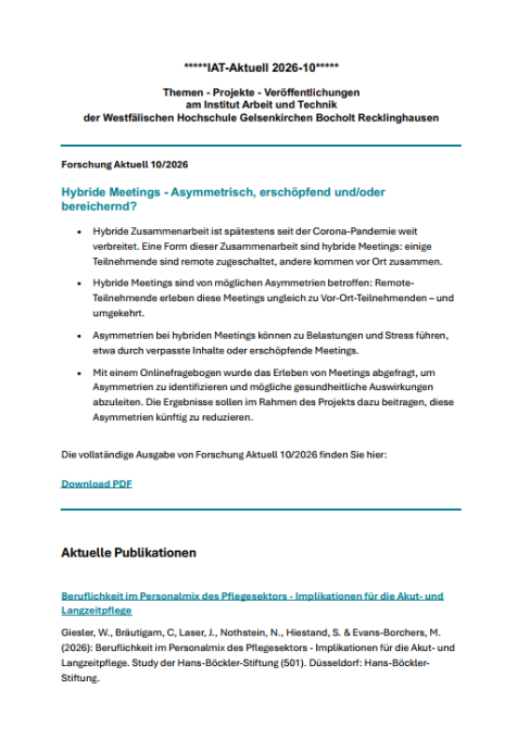 Titel IAT Aktuell 2026-10 Titel IAT Aktuell 2026-10