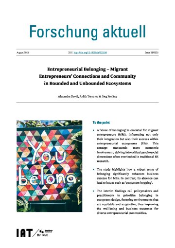 Entrepreneurial Belonging – Migrant Entrepreneurs’ Connections and Community in Bounded and Unbounded Ecosystems