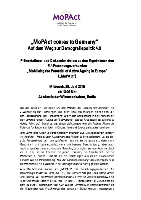 Einladung zur Veranstaltung 