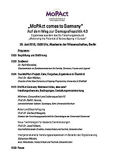 Programm zur Veranstaltung 