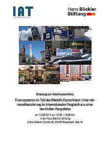 Einladung und Programm Abschlussworkshop Finanzsysteme