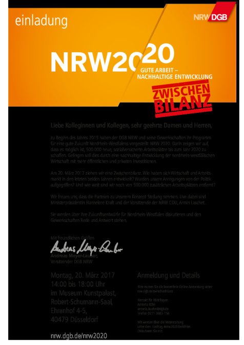 Einladung Zwischenbilanz NRW 2020