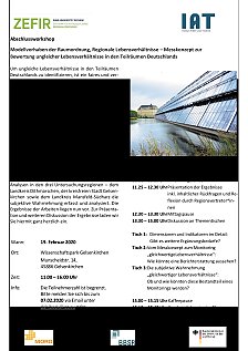 Einladung MORO Abschlussworkshop