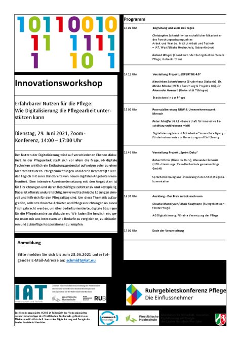 Flyer Innovationsworkshop