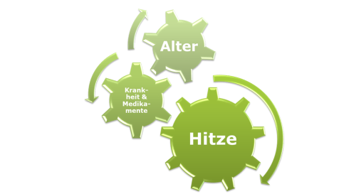 Grafik Hitze als Gesundheitsrisiko Grafik Hitze als Gesundheitsrisiko