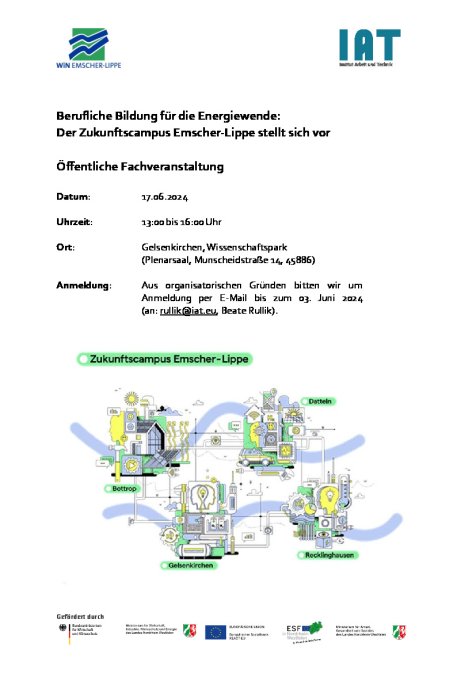 Programm Berufliche Bildung für die Energiewende Zukunftscampus Emscher-Lippe 17.06.24