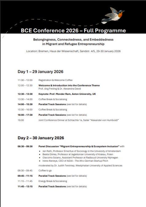 PDF mit BCE Conference Programm