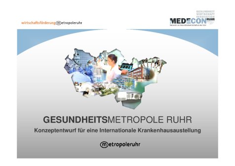 Konzeptentwurf Gesundheitsmetropole Ruhr