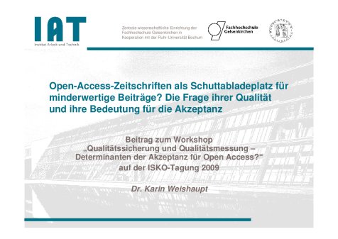 Beitrag zum Workshop 