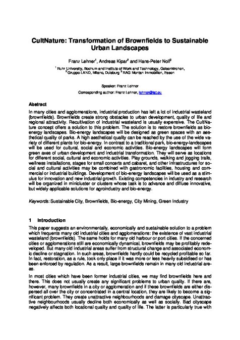 Paper World Ressources Forum 2011