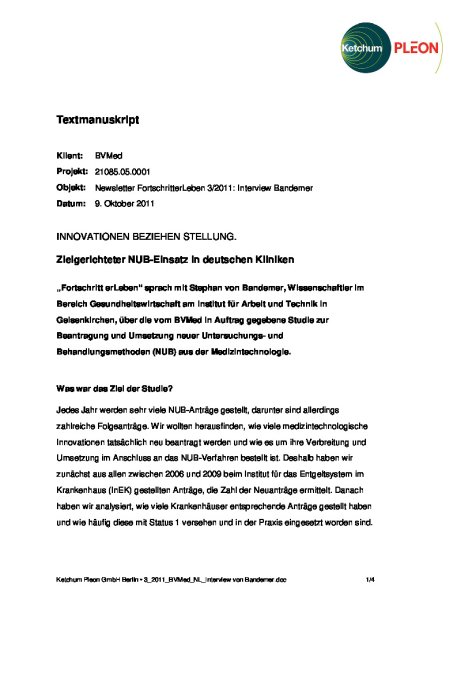 Textmanuskript Newsletter FortschritterLeben 3/2011