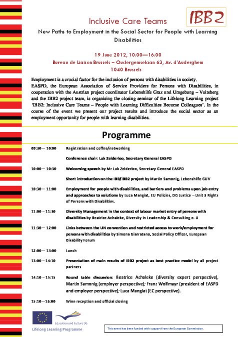 Inclusive Care Teams Programm