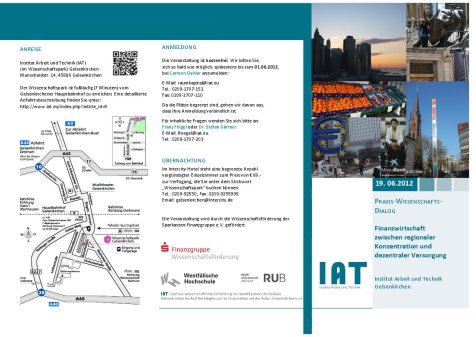 Praxis-Wissenschafts-Dialog Flyer 19.06.2012