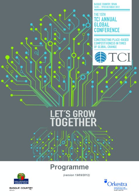 THE 15TH TCI ANNUAL GLOBAL CONFERENCE PROGRAMME