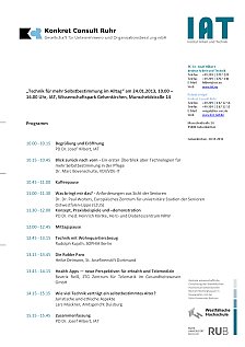 Technik für mehr Selbstbestimmung im Alltag Programm