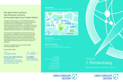 Informationen und Programm 7. Partnerdialog Carus Consilium Sachsen 20.09.2016