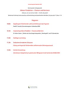 Programm Kommunales Fachgespräch 20.06.18