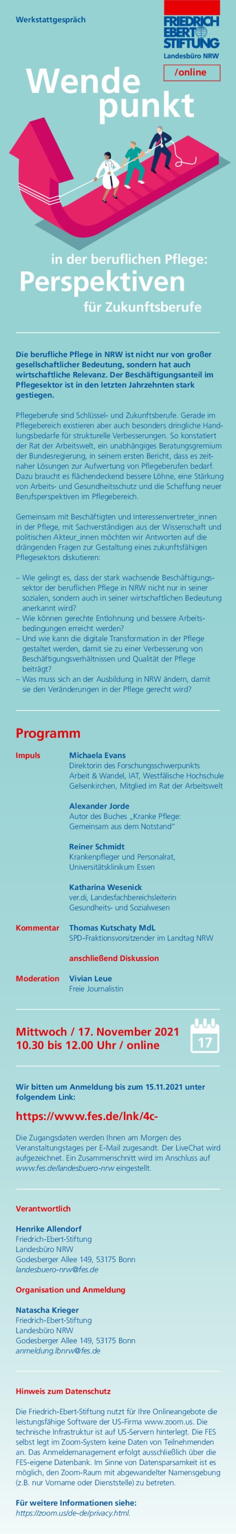 Wendepunkt in der Pflege